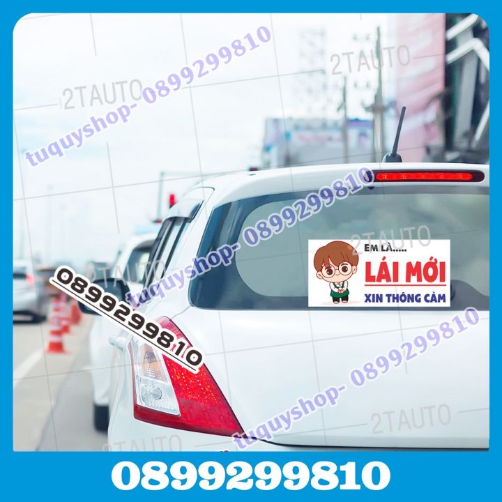 LOGO TEM DÁN EM LÀ LÁI MỚI XIN HÃY THÔNG CẢM, MẪU RIÊNG CHO NAM VÀ NỮ NGỘ NGHĨNH ĐÁNG YÊU HẾT MỨC