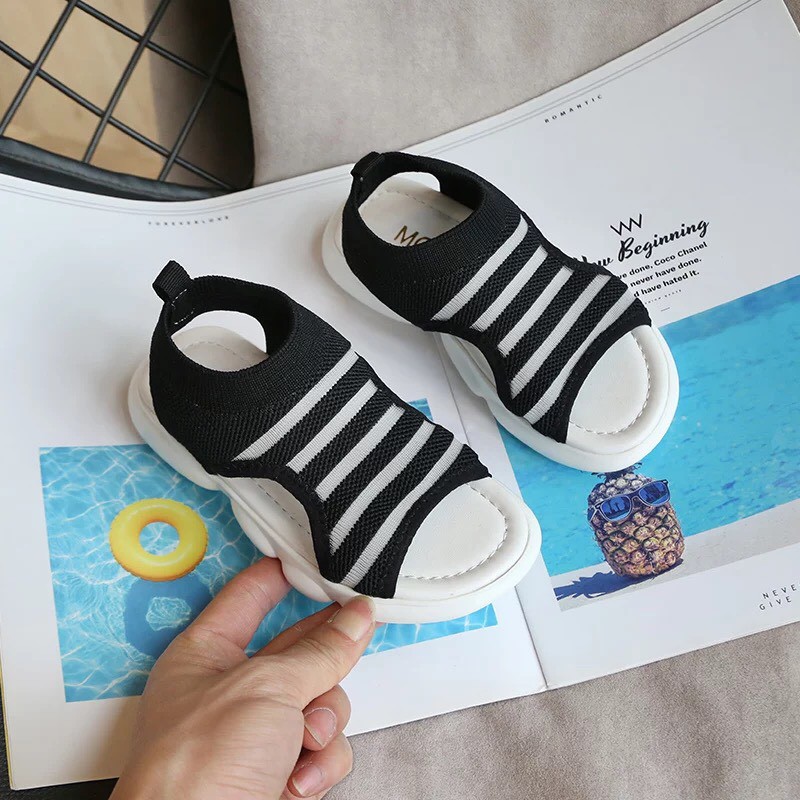 Sandal phối lưới đế nấm thoáng khí cho bé siêu nhẹ mã 839