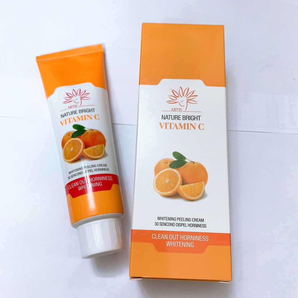 Gel Tẩy Da Chết, Tẩy Tế Bào Chết Vitamin C Chiết Xuất Cam 100ml