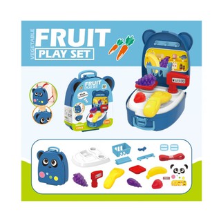 Bộ đồ chơi vali trái cây 17pcs