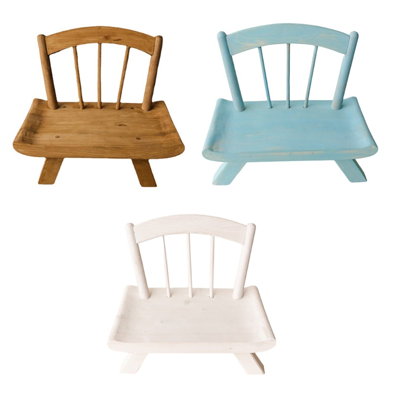 Ghế Gỗ Đa Năng Dùng Làm Đạo Cụ Chụp Ảnh Cho Bé Sơ Sinh