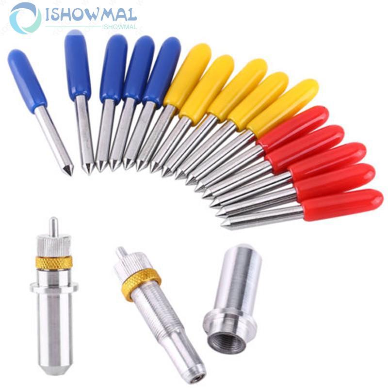 Hl🔥15pcs 30 45 60 degree roland gcc cutting plotter vinyl cutter blade + holder