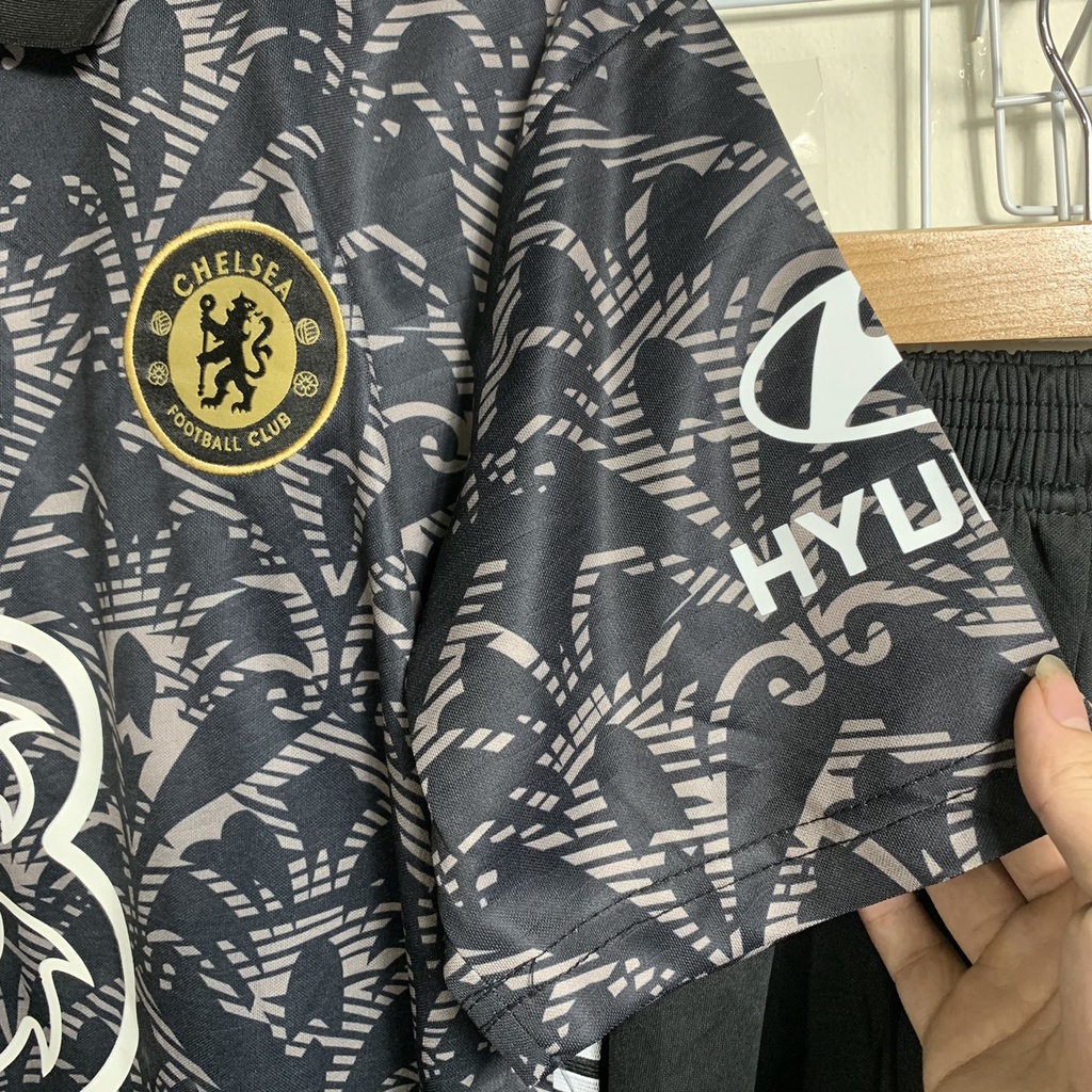 Áo Bóng Đá CLB Chelsea, Áo Đá Banh Chelsea Sân Khách 22/23 - Chuẩn Mẫu Thi Đấu - Vải Polyester Gai Thái