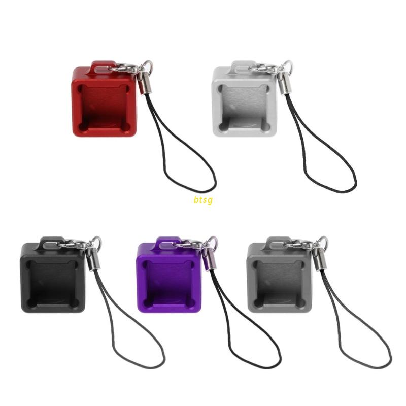 btsg Metal CNC Aluminum MX Switches Tester Base for Mechanical Keyboard Switches Keycap Keychain Toys Stress Relief Gifts