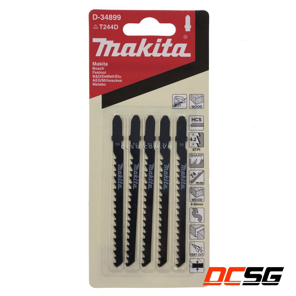 Lưỡi cưa lọng cắt lượn gỗ Makita D-34899