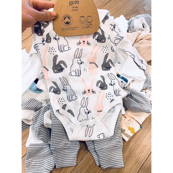 SET 6 sơ sinh GEMO LOOK
