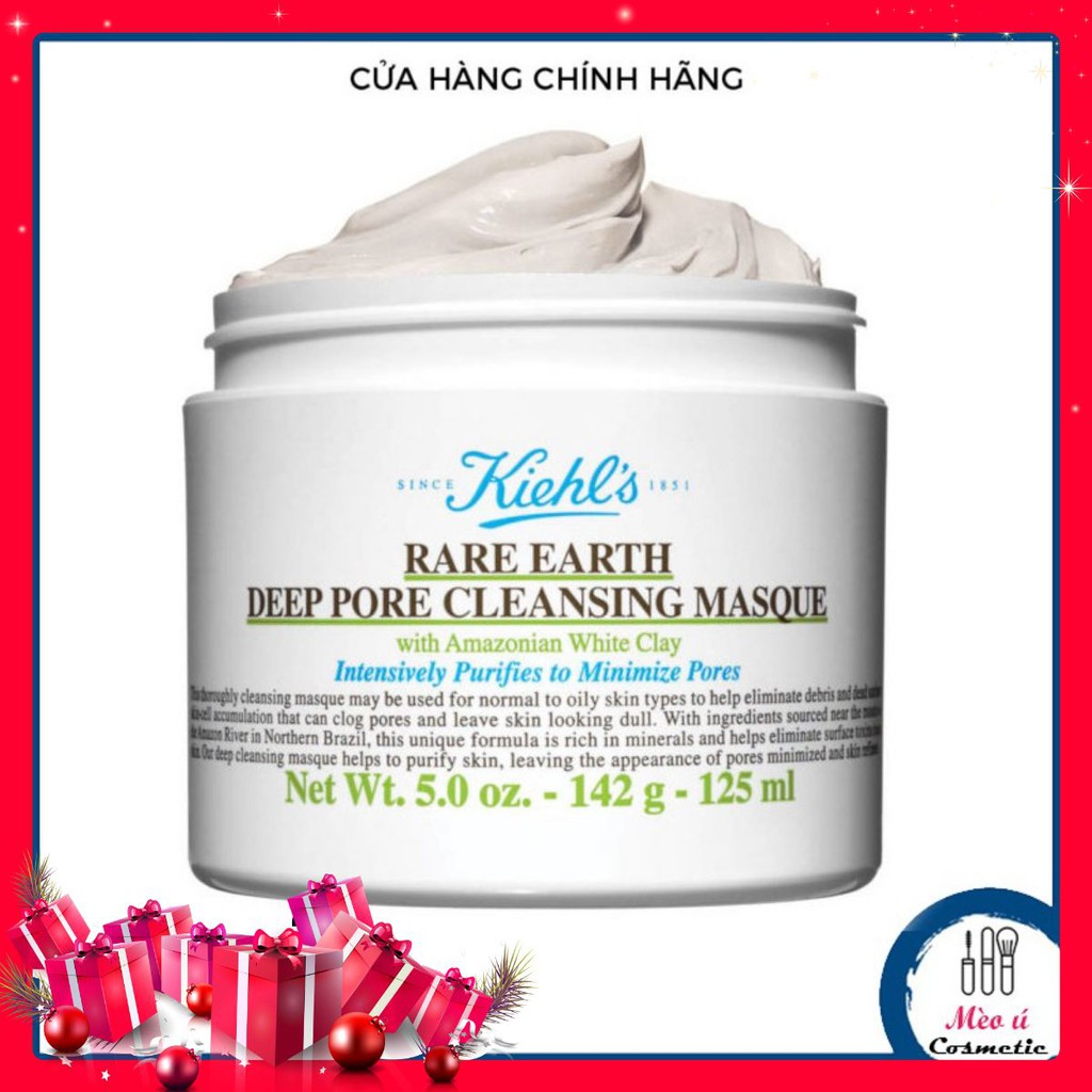 [125ml] Mặt nạ đất sét Kiehl’s Rare Earth Deep Pore Cleansing Masque