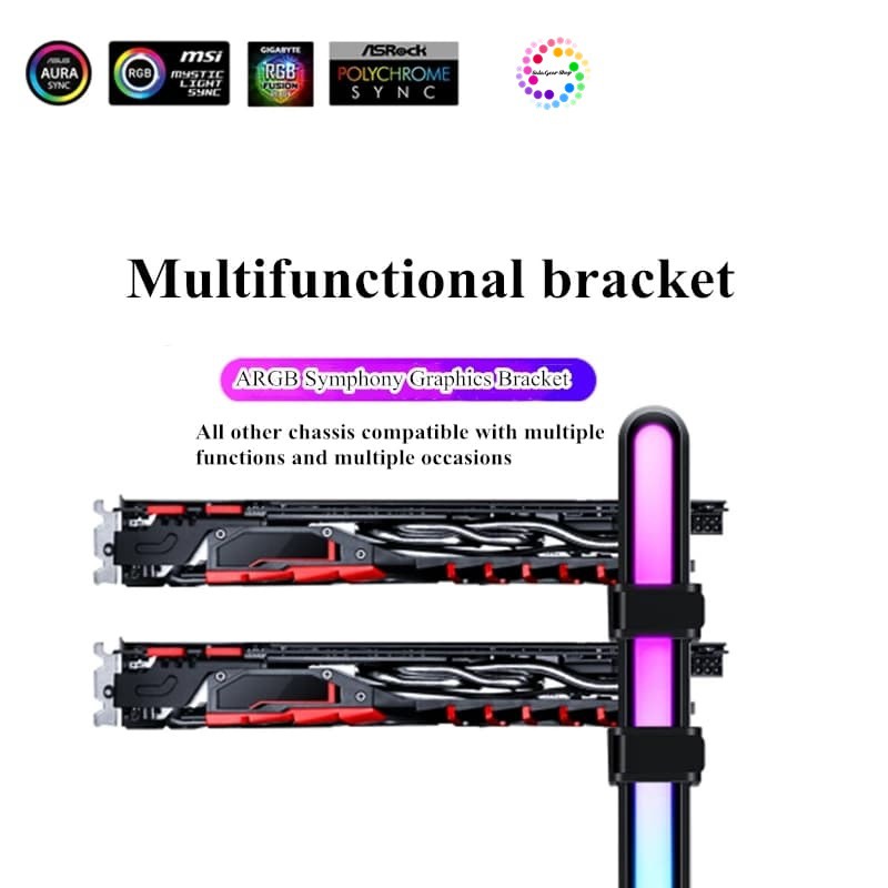 Bộ chống xệ card vga ,hỗ trợ 2 card vga led RGB sync main 5v 3pin | BigBuy360 - bigbuy360.vn