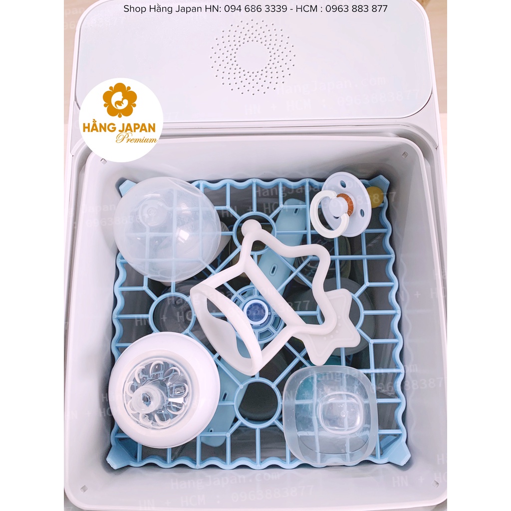 Máy rửa bình sữa Agii đa năng 3in1 - Rửa bình, tiệt trùng hơi nước, sấy khô Hàng chính hãng - Tặng kèm cọ