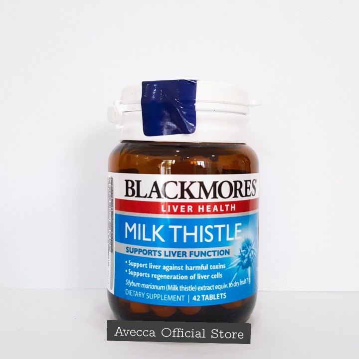 Viên Uống Thải Độc,Hỗ Trợ Phục Hồi,Bảo Vệ Gan Blackmores MILK THISTLE (42 viên)