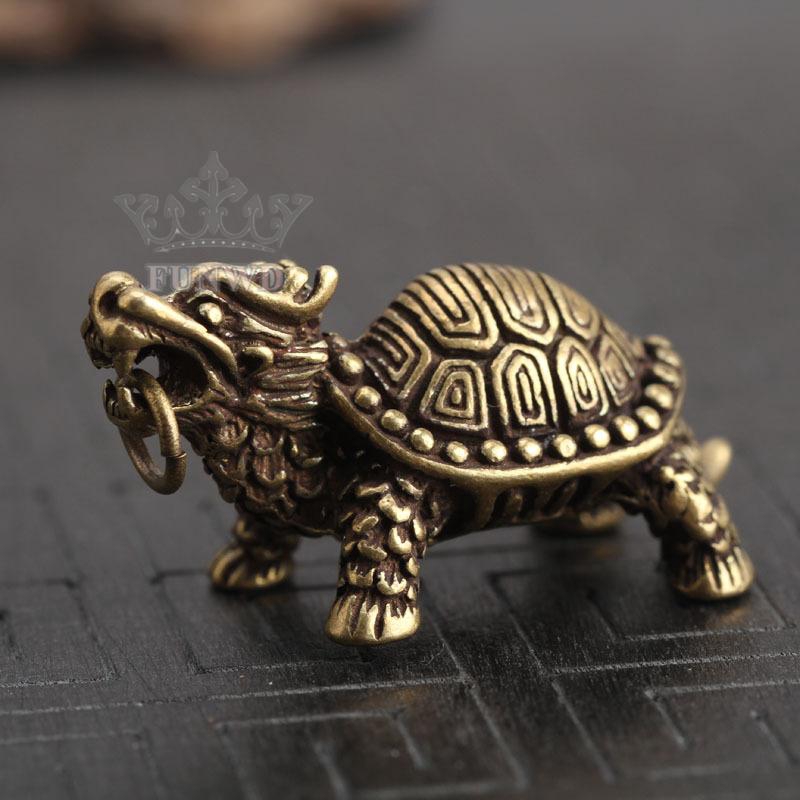 Mô hình rùa bằng đồng sáng tạo dùng để trang trí