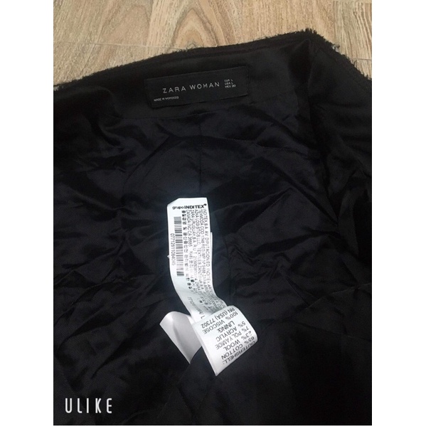 Pass áo tweed zara sz L