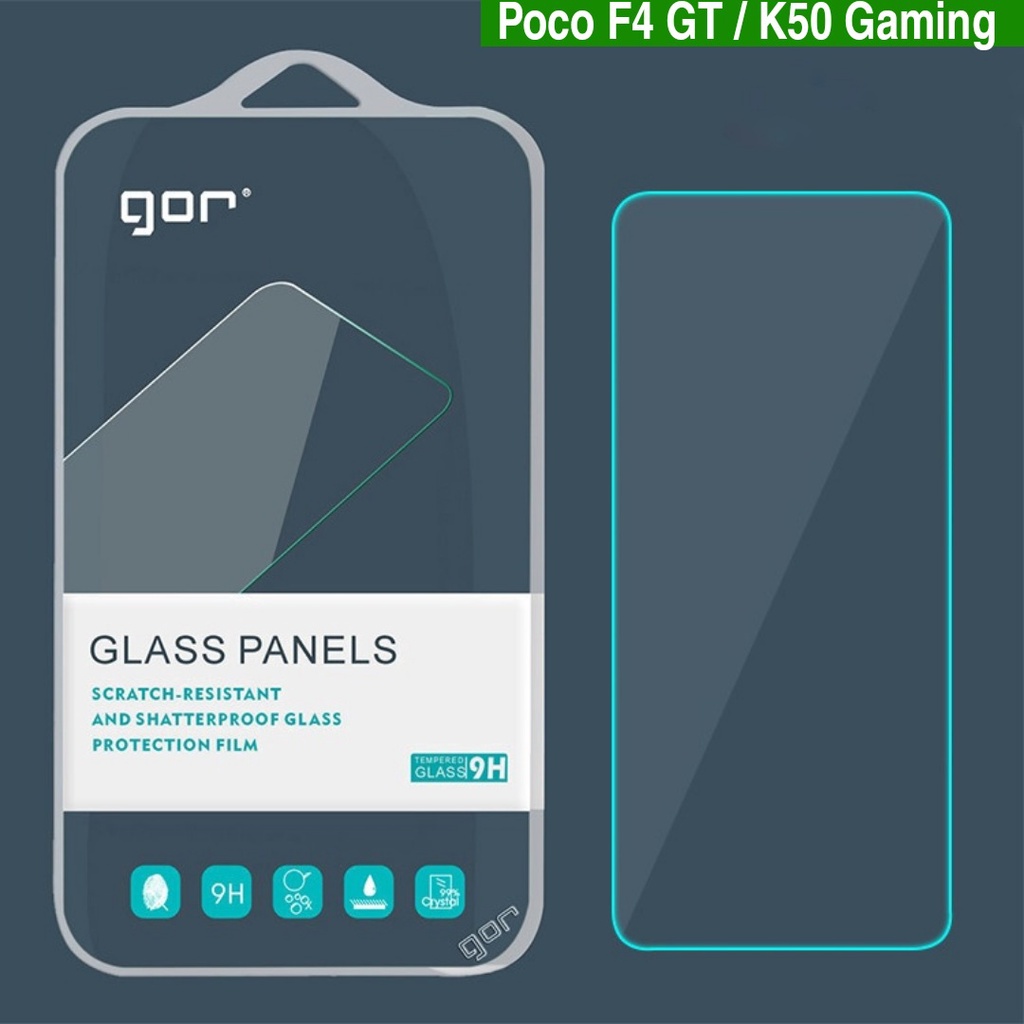 Cường lực Redmi K50 Gaming / Poco F4 GT hiệu Gor trong suốt trơn mượt không full làm hình