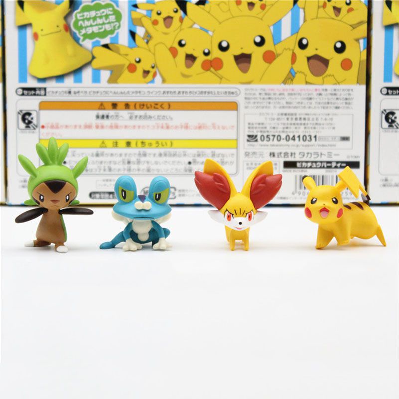 Mô Hình Nhân Vật Hoạt Hình Pokemon 4cm