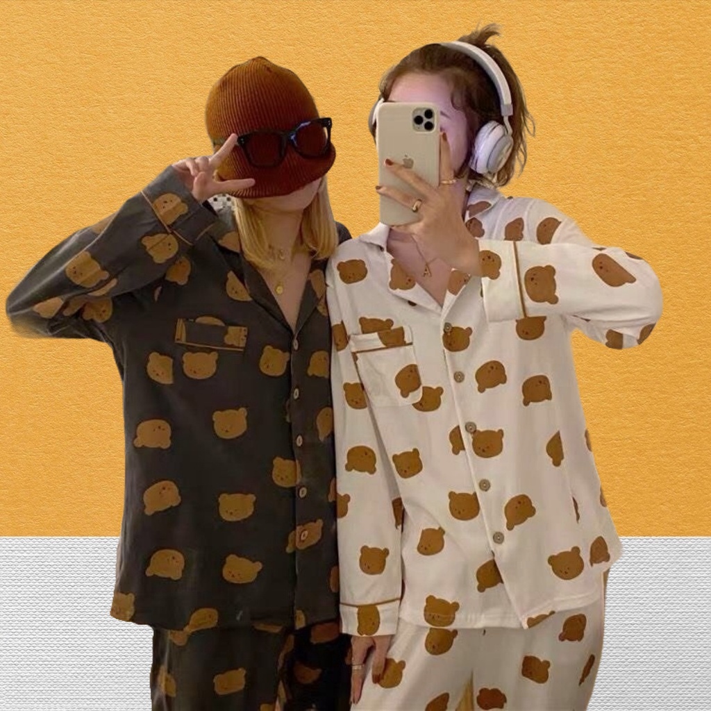 [KĐ-6 Giá Sập Sàn] Bộ Mặc Nhà Nữ Gấu Kute - Pijama Kate #Đồ Ngủ | Đồ Bộ Nữ | Váy Ngủ | Pijama | Pyjama | Pizama . | BigBuy360 - bigbuy360.vn