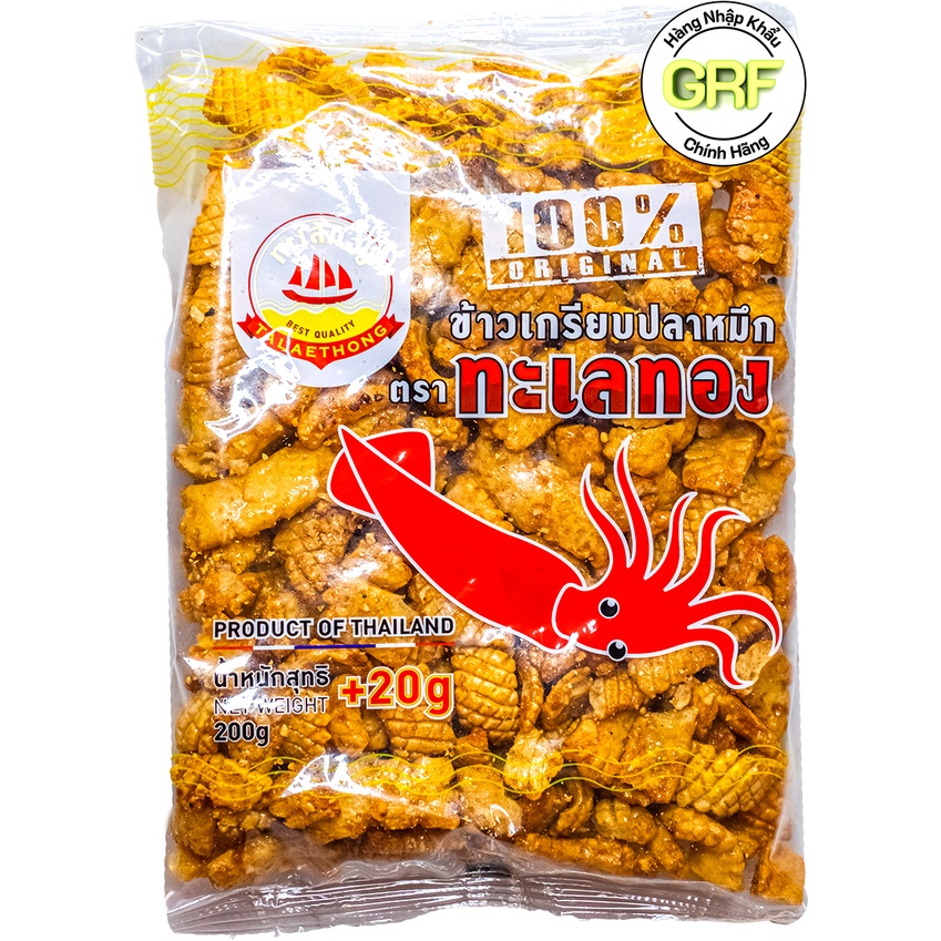 Snack Mực Thái Talaethong 2 Vị Truyền Thống/Rong Biển 220g - Hàng Nhập Thái Lan | BigBuy360 - bigbuy360.vn