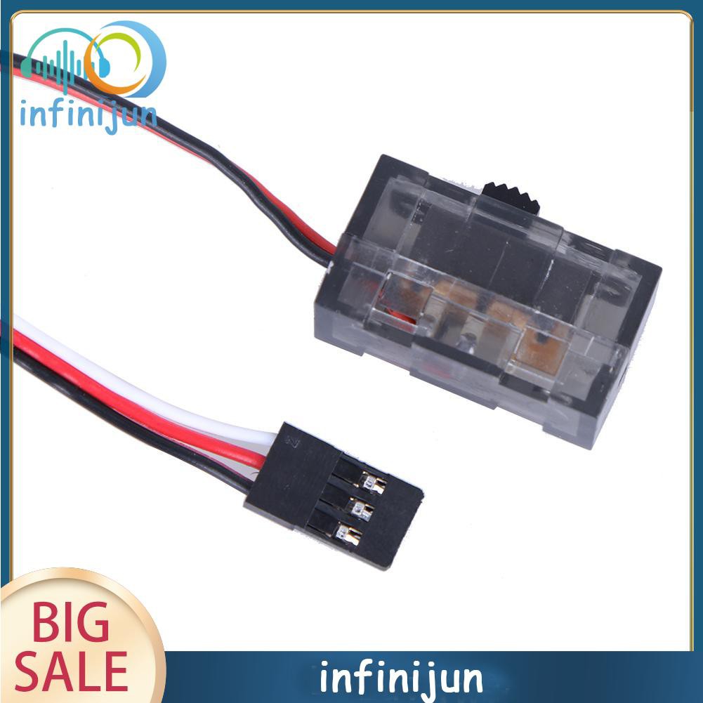 Bộ Điều Khiển Tốc Độ Động Cơ Chổi Than Hsp 320a 1/8 1/10 Esc Cho Xe Hơi/Tàu Thuyền