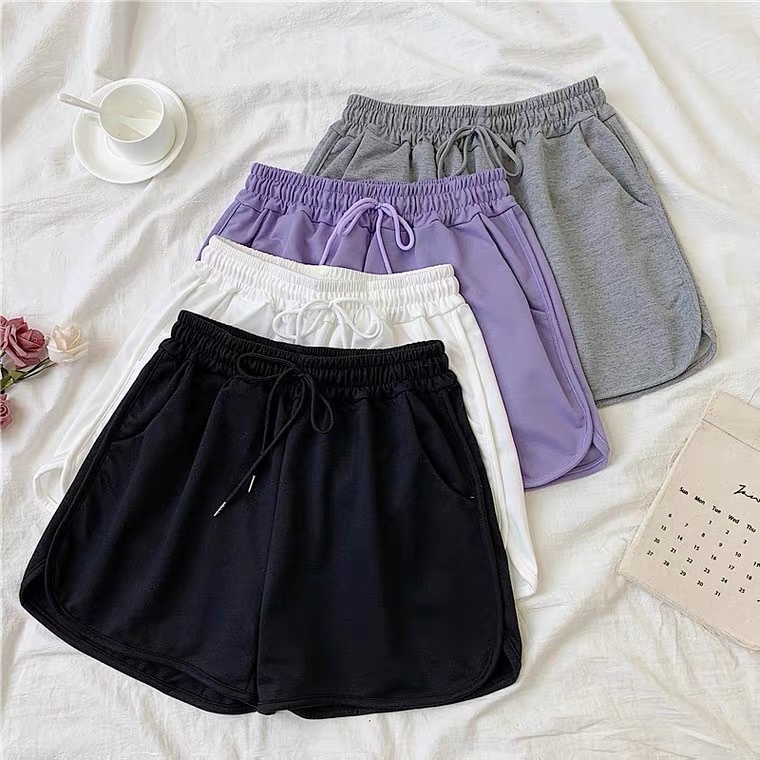 Quần đùi nữ dáng thể thao KOALA, quần short nữ cạp chun dáng rộng phong cách thể thao - DUI05 | BigBuy360 - bigbuy360.vn