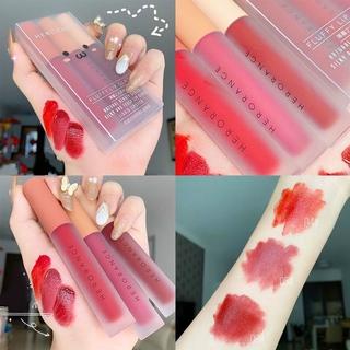 [Hàng mới về] Set 3 Cây Son Kem Lì Herorange Fluffy Lip Glaze