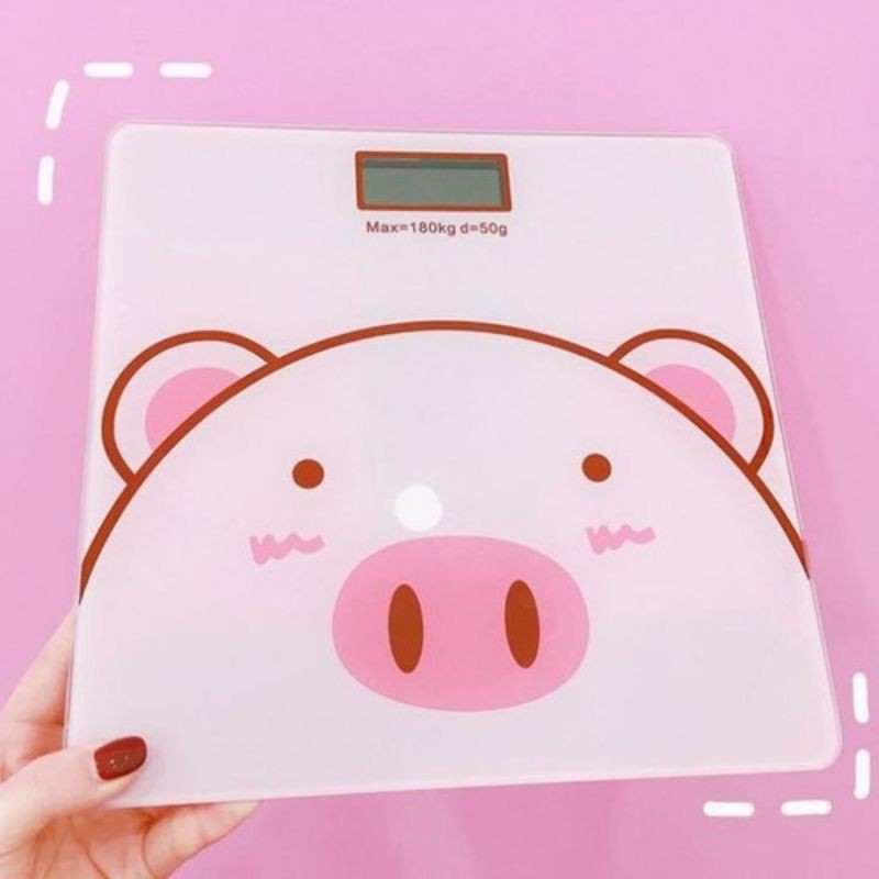 Cân điện tử lợn hồng mẫu mới 2021( cam kết hàng chuẩn)