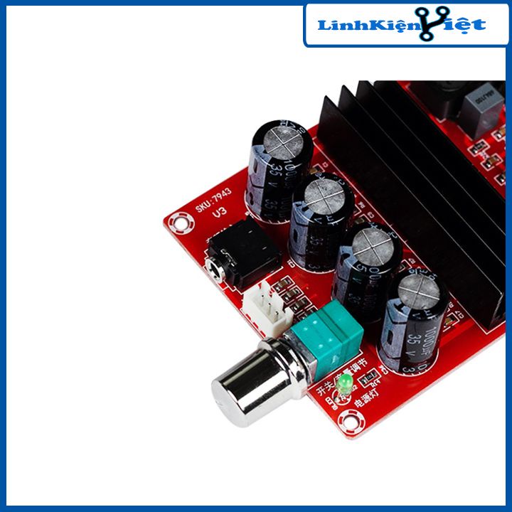 Module khuếch đại âm thanh TPA3116D2 HIFI 2.0 2*100W 12-24VDC 4-8 Ohms