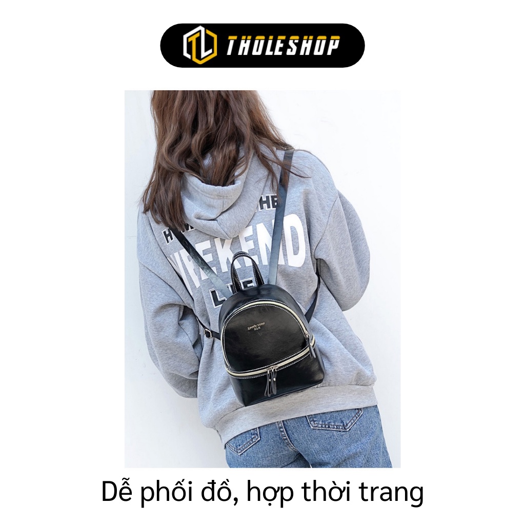 Balo Da - Balo Da Thời Trang Cho Nữ, Nhỏ Gọn Tiện Lợi, Chất Liệu PU Dễ Lau Chùi 7528