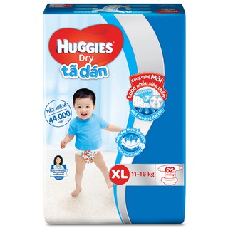 Tả dán Huggies M76 ,L68,XL62,XXL56