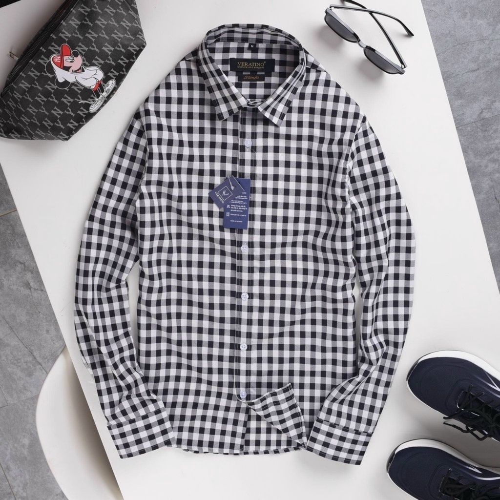 Áo Sơ Mi Nam Kẻ Caro Nam Chất Đẹp Hàng VNXK | BigBuy360 - bigbuy360.vn