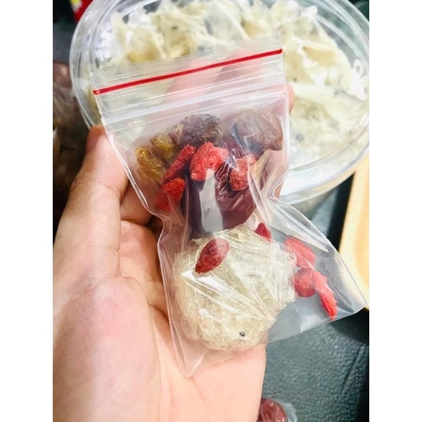 VIÊN YẾN BABY LÀM TỪ VỤN TỔ YẾN NGUYÊN CHẤT KÈM GIA VỊ CHƯNG YẾN  5 vị thơm ngon bỗ dưỡng hộp 10 gói