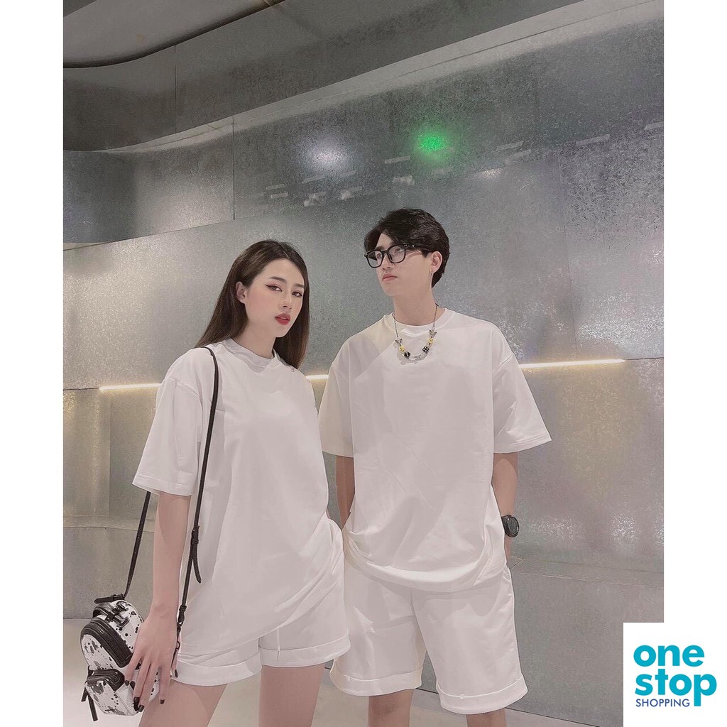 Áo thun nam nữ oversize tay lỡ chất liệu vải cotton one shop | BigBuy360 - bigbuy360.vn