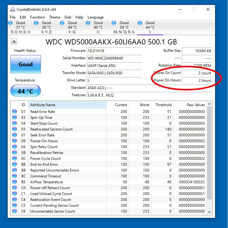 [USED] Ổ cứng HDD 3.5" WD Blue 500Gb (BH 03 tháng) - Hàng tháo máy bộ