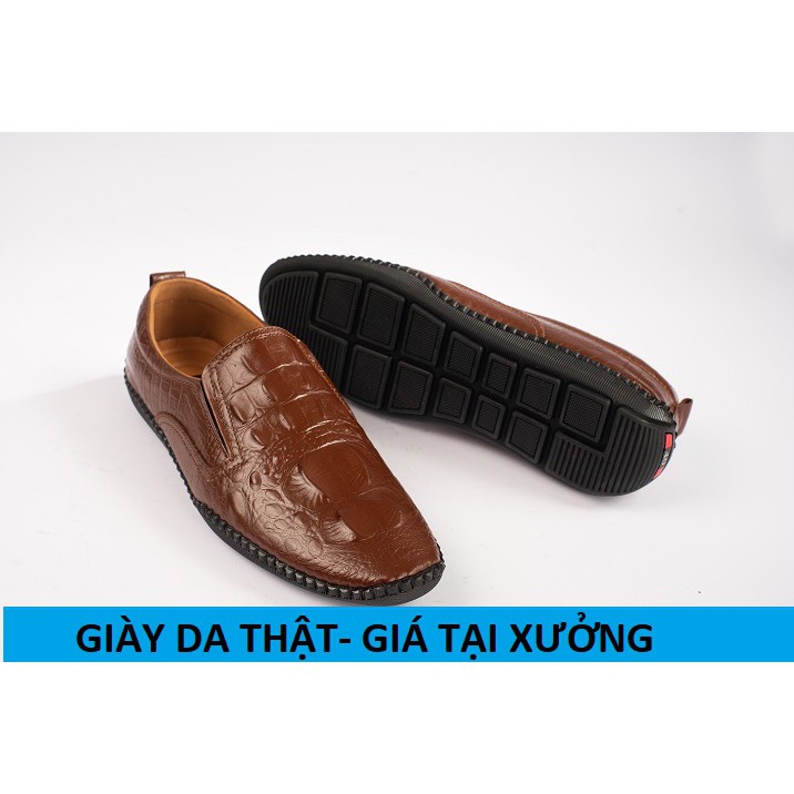 Giày da nam giày, giày da bò dập vân cá sấu [SALE 50%] | BigBuy360 - bigbuy360.vn