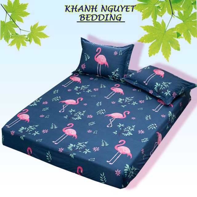 Ga gối cotton FREESHIP Bộ ga giường poly cotton đủ size nệm