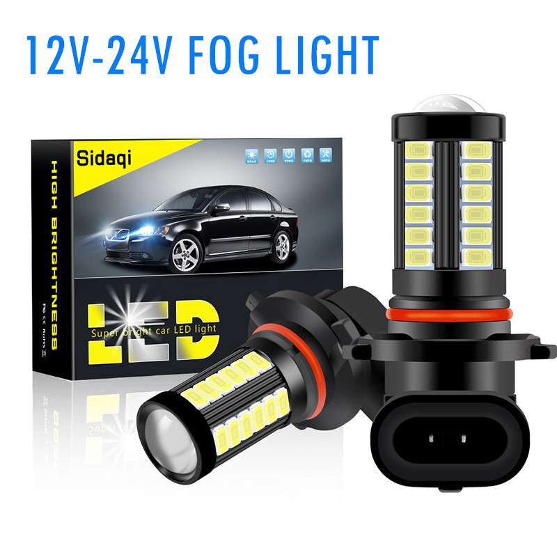 1 miếng Đèn Led Sương Mù LYMOYO 12-24v P13W H16 5202 H11 Led 9005 Hb3 9006 Hb4 5730 33 Cho Xe Hơi