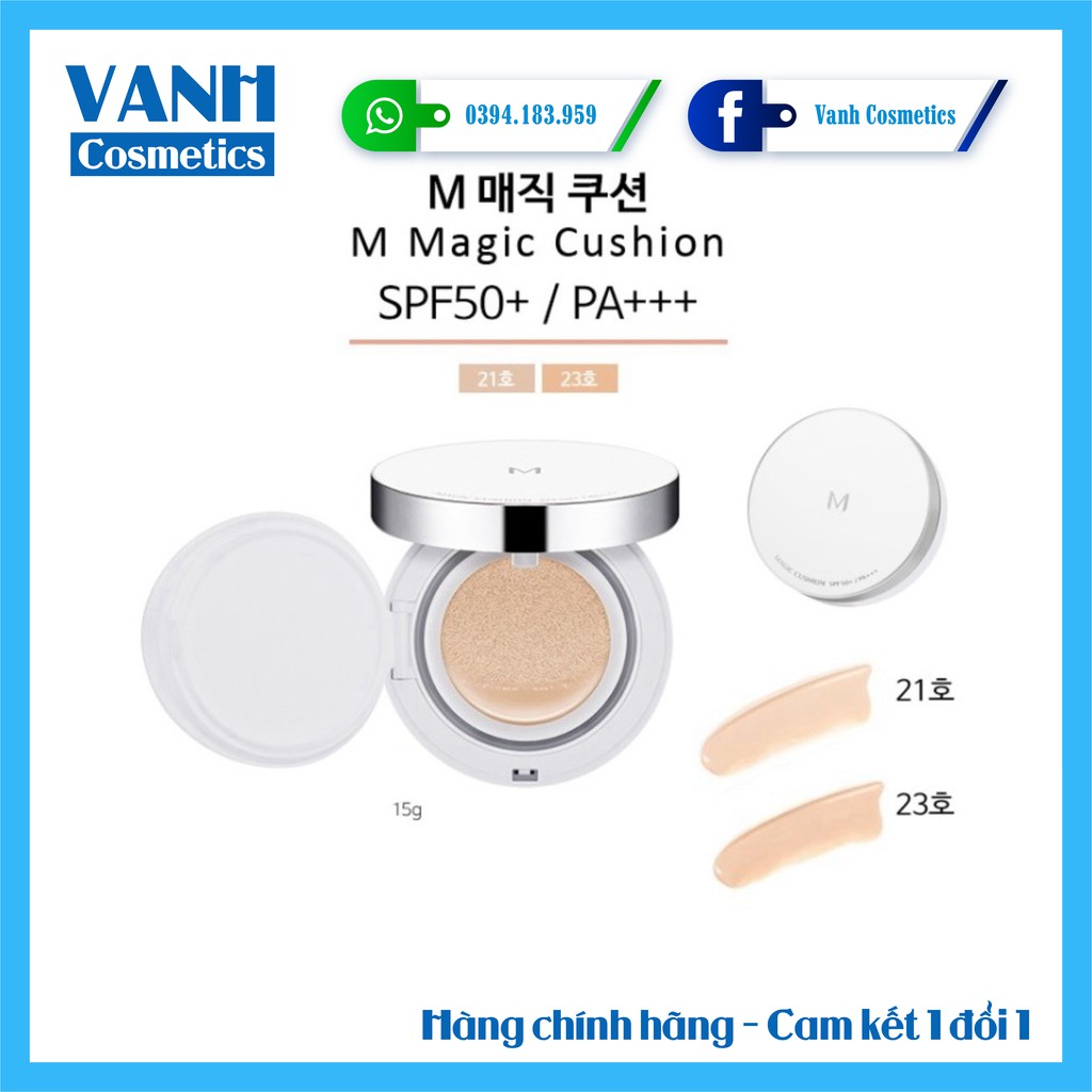 PHẤN NƯỚC MISSHA M MAGIC CUSHION SPF 50+ PA+++ dành cho da dầu - Vanh Cosmetics