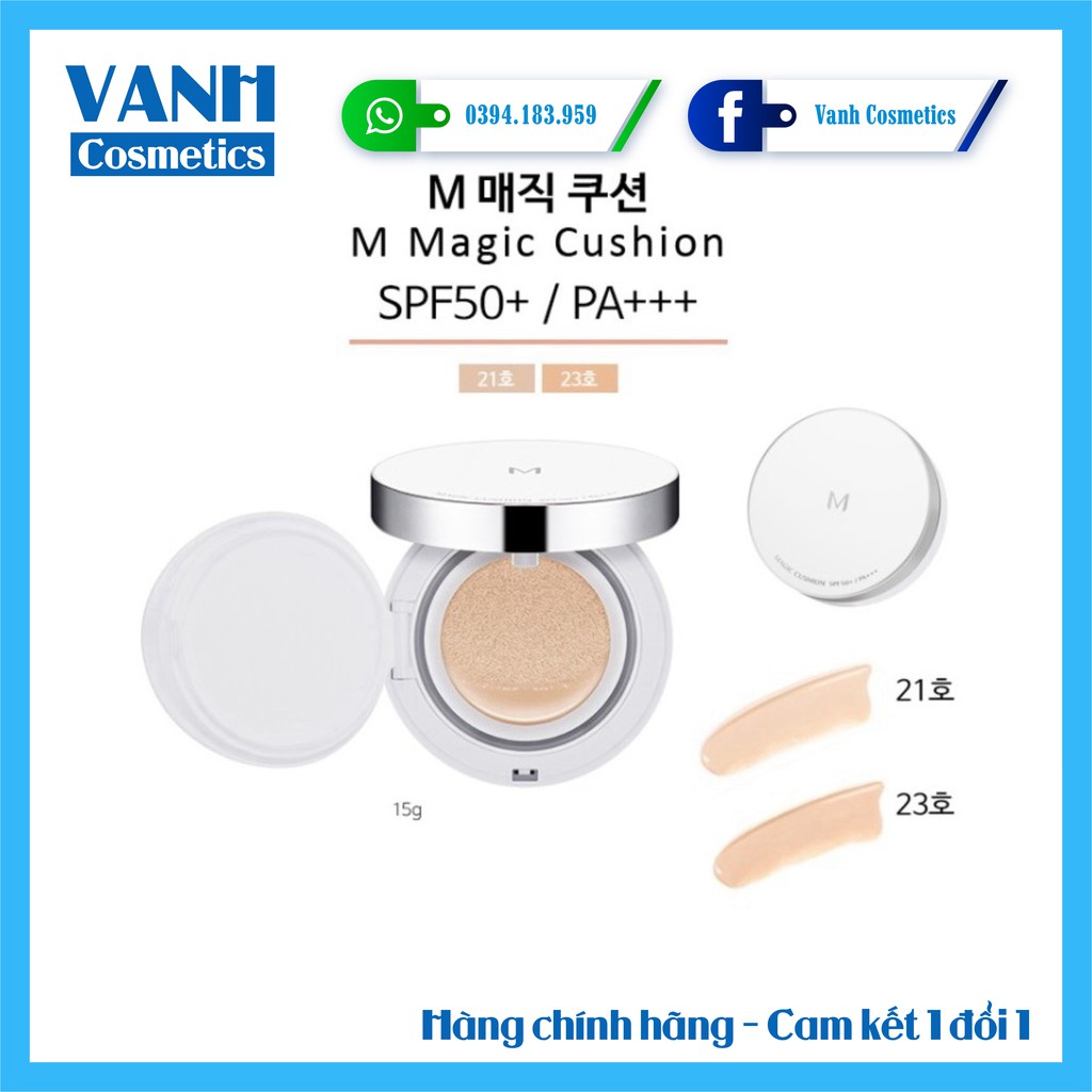 PHẤN NƯỚC MISSHA M MAGIC CUSHION SPF 50+ PA+++ dành cho da dầu - Vanh Cosmetics | BigBuy360 - bigbuy360.vn