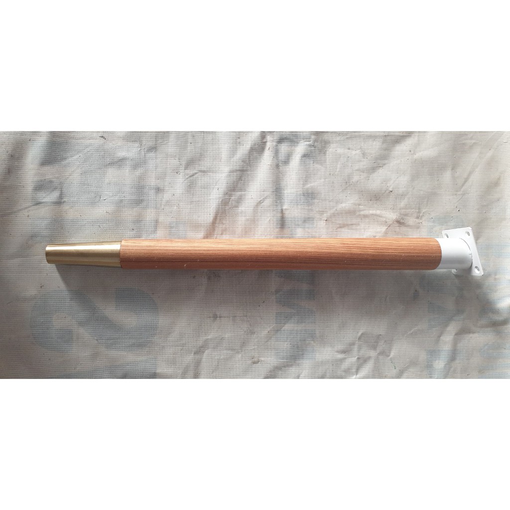 Chân bàn trang điểm cao 60cm có nút bịt đồng cao 10cm