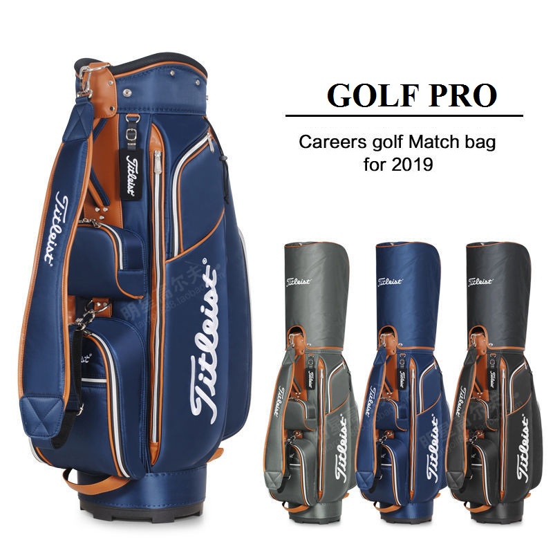 Túi gậy golf Titleist đựng 14-16 gậy vải bạt siêu nhẹ chống nước chống thấm shop GOLF PRO TM005