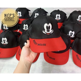 Mũ Mickey Zara màu đen đỏ cho bé [ KÈM ẢNH THẬT ]