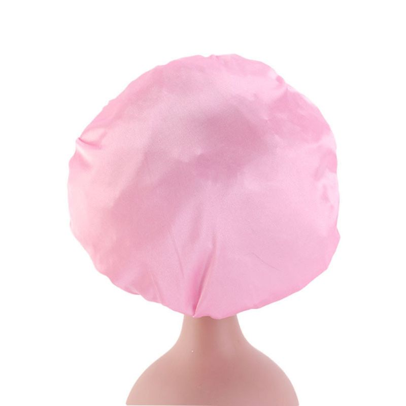 Haha Mũ Ngủ Satin Màu Trơn Có Thể Điều Chỉnh Được Màu Sắc Dành Cho Trẻ Em