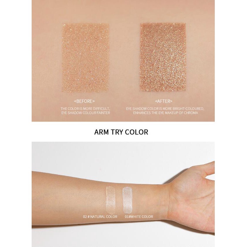 Pudaier lasting long-lasting makeup eye primer in 2 colors 20g