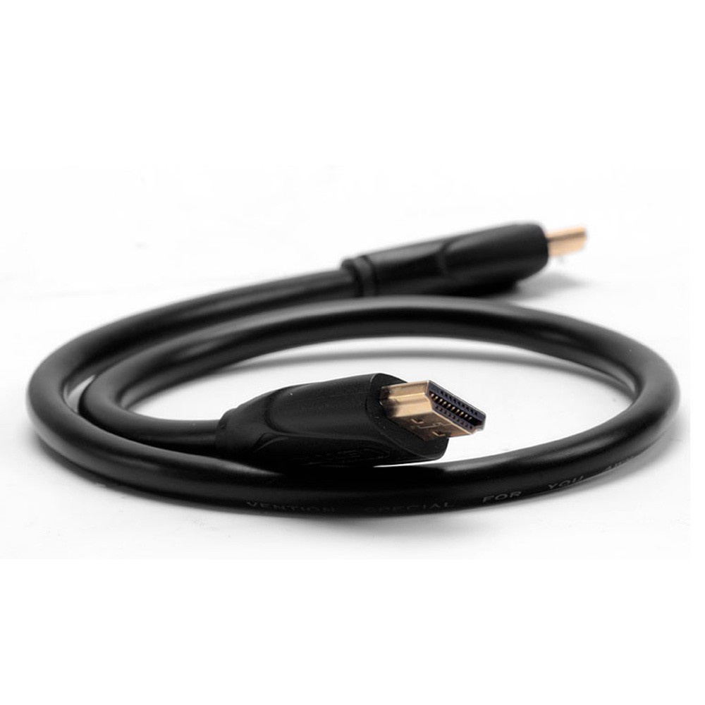 Dây HDMI 7.0 tròn đen 1.5M 3M 5M chống nhiễu cao cấp chuẩn Full HD 1080P VNET