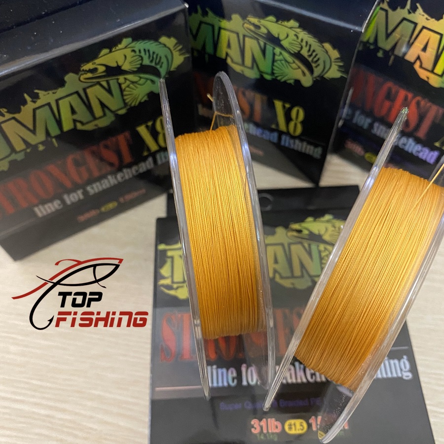 Dù PE Toman Strongest X8 - Dù Câu Lure 8 Lõi Giá Rẻ - Siêu Bền - TopFishing