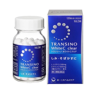 TRANSINO XANH - Viên Uống Giảm Thâm Nám, Trắng Da Transino White C Nhật Bản 120 Viên