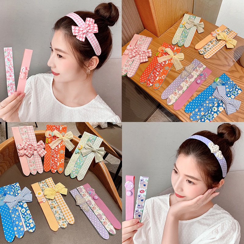 Băng Đô Cài Tóc Không Gây Đau Tóc Thời Trang Mùa Hè Cho Nữ