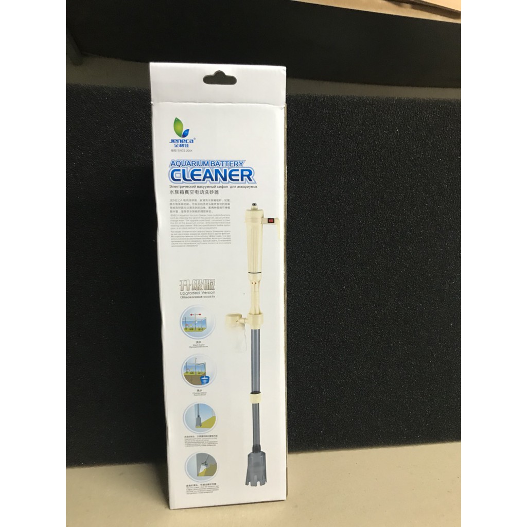 Máy hút cặn chạy điện và pin, hút phân cá và cặn bẩn,Máy vệ sinh hồ cá, thủy sinh cho hồ thủy sinh