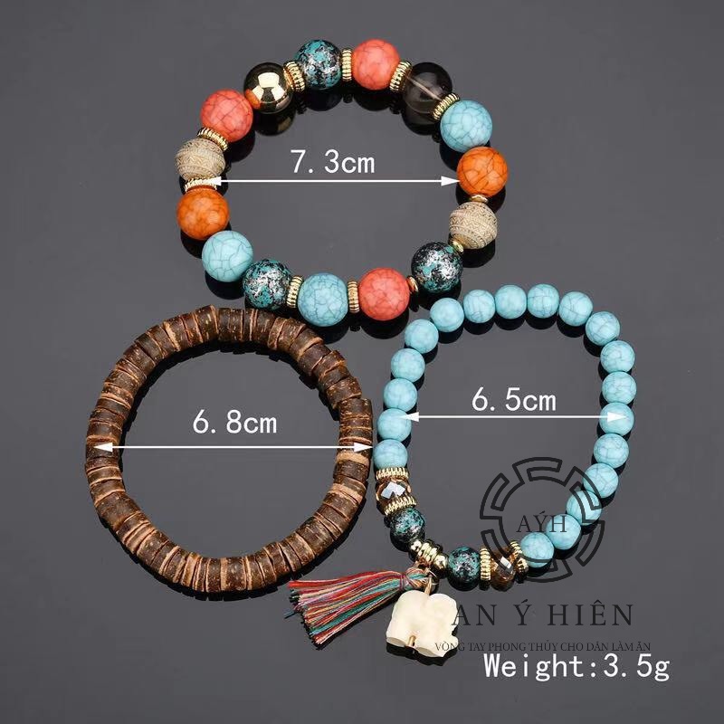 Set bộ ba vòng Tây Tạng