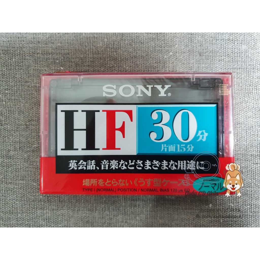 Băng cassette Sony HF30 mới