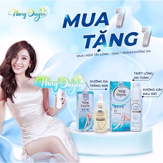 Combo Kem Tẩy Lông Cao Cấp Nàng Duyên An Toàn Cho Da Nhạy Cảm Không Gây Kích Ứng