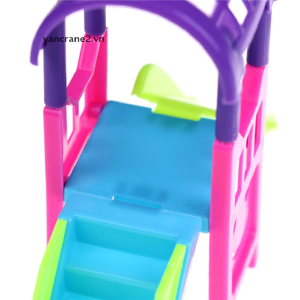 Phụ kiện đồ chơi cầu trượt công viên giải trí cho búp bê 10cm